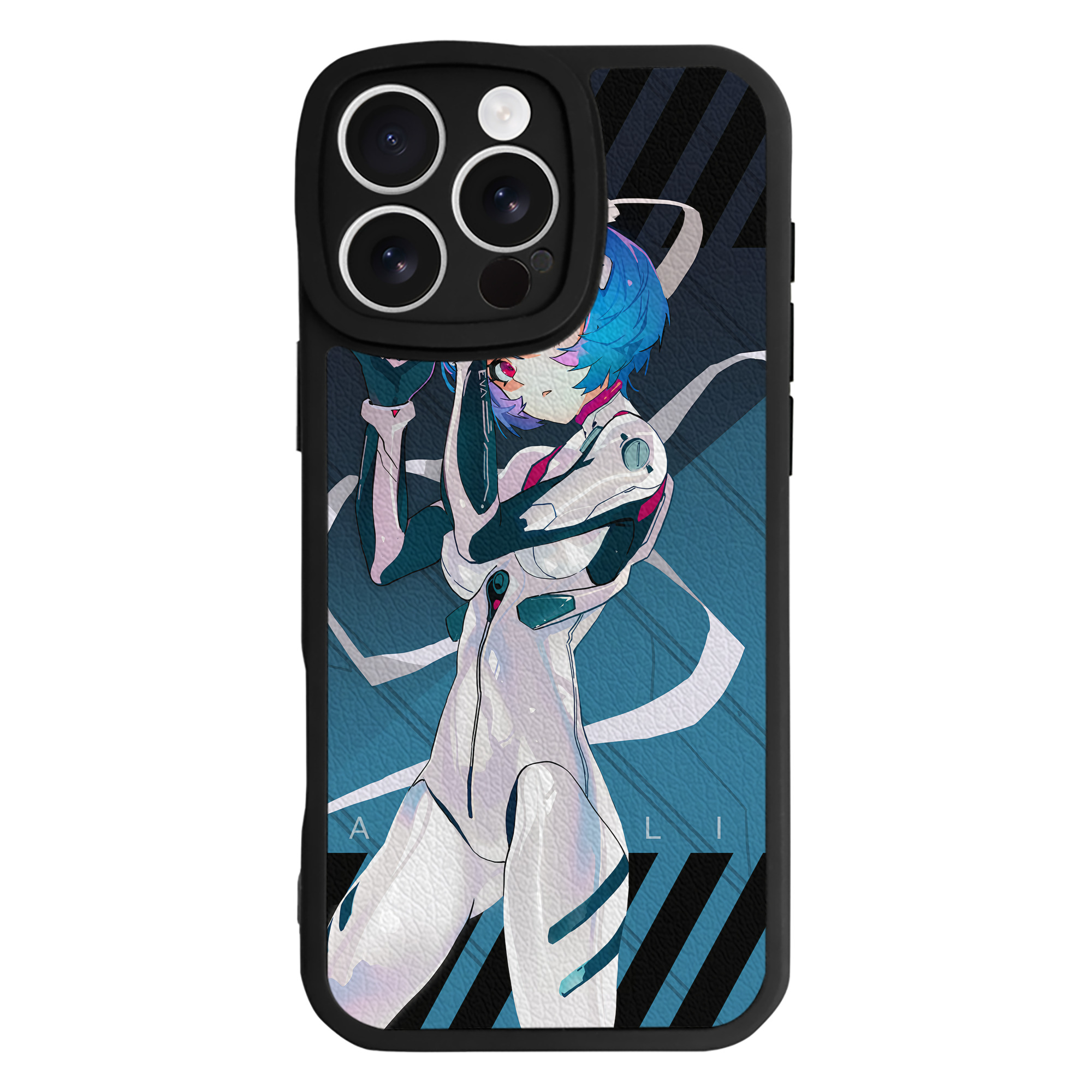 （画像用） EVA 新世紀エヴァンゲリオン 【iPhone 16シリーズ対応】シリコンスマホケース（レザー調） 材質：シリコン